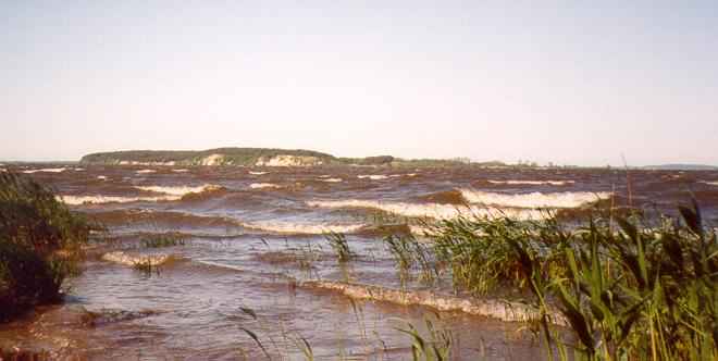 Achterwasser bei Beaufort 6